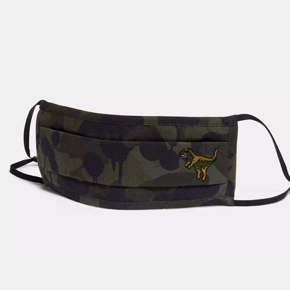 Coach Accessories - NEW Coach Rexy Wild Beast Camo Face Mask